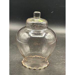 Home Interiors Vintage Celeste Rose Colored Glass Votive Cup Height 5.50 Inches